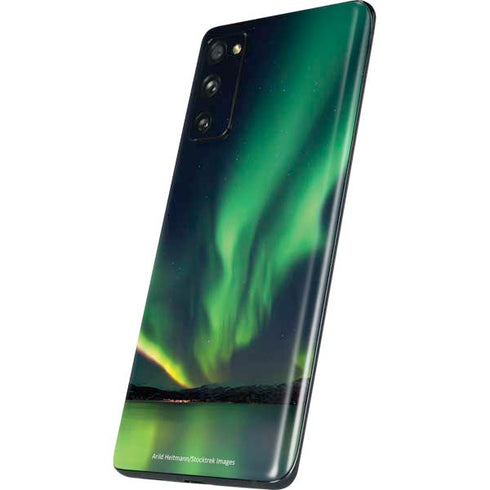 StockTrek Aurora Borealis Over Tjeldsundet in Norway Galaxy S20 Fan Edition Skin